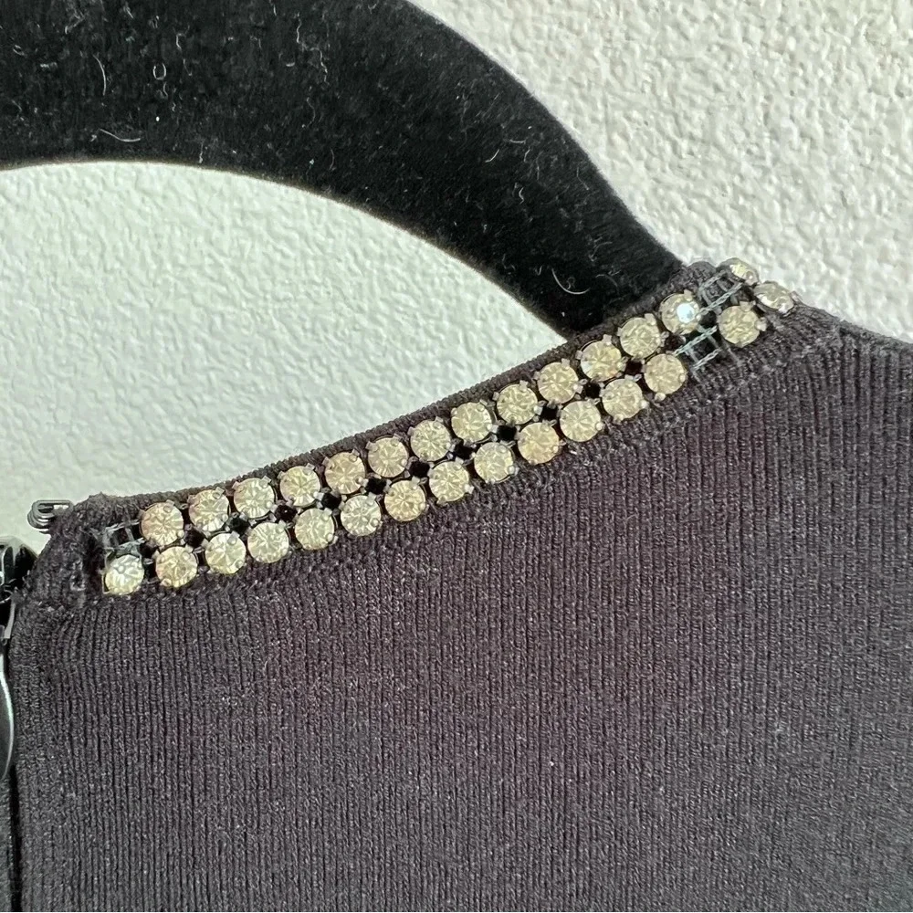 Kate Spade Fit & Flare Jewel Embellished Sweater Dress‎